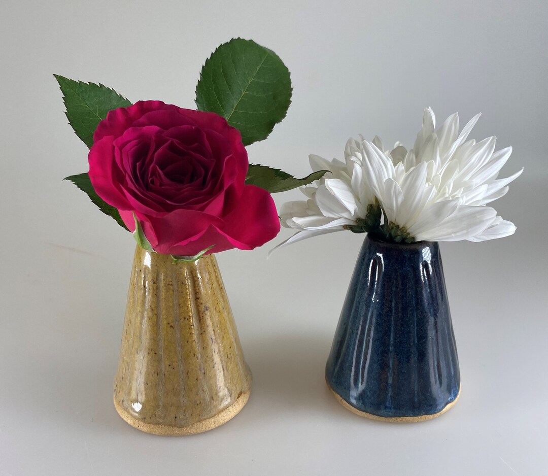Ceramic Bud Vase Handmade Pottery Small Vase - Etsy
