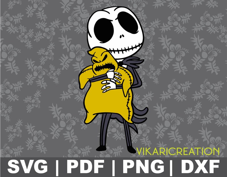 PNG SVG Digital Download Jack Skellington Svg Oogie Boogie Svg Halloween Svg Nightmare Before