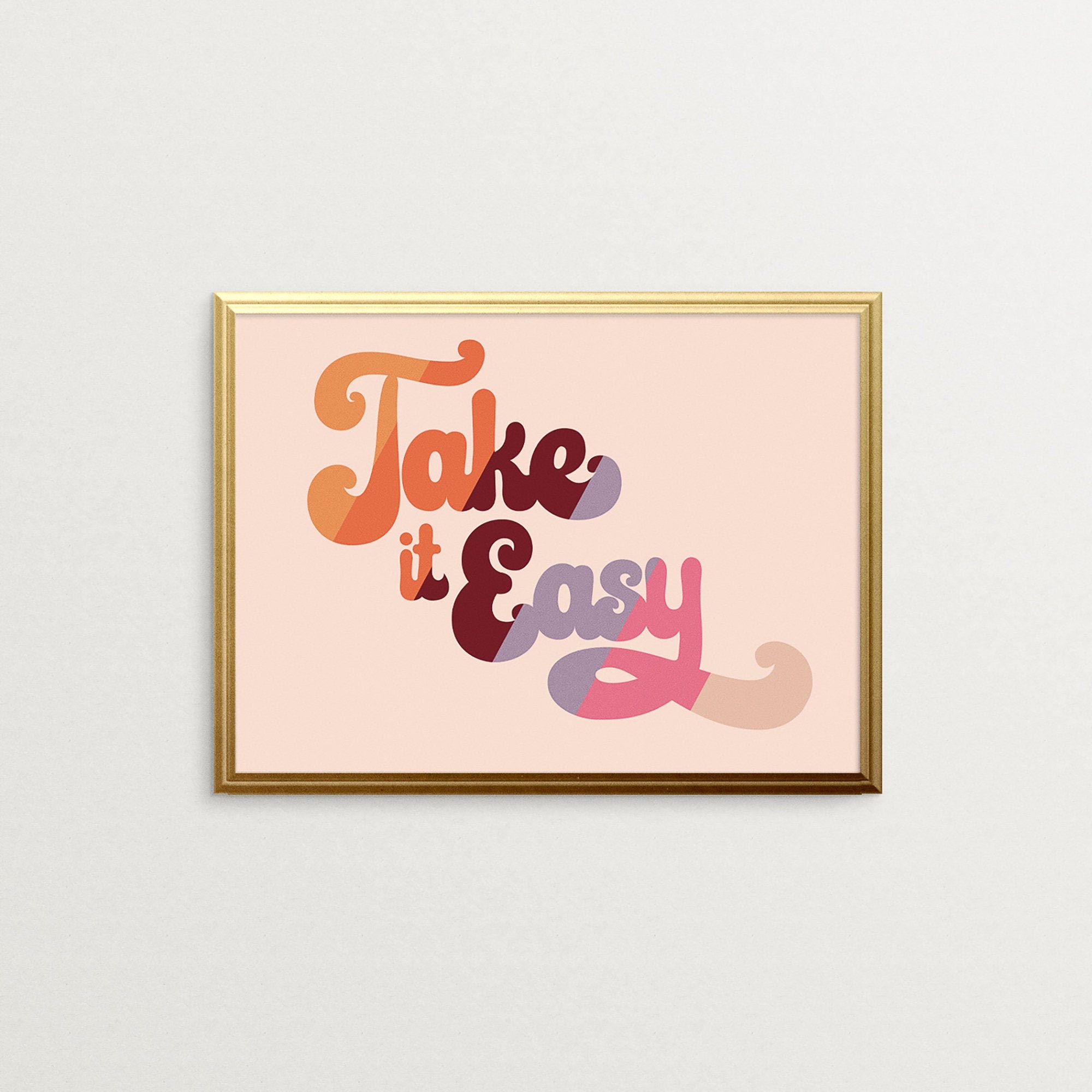 Take It Easy - Etsy
