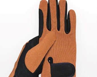 Kids Equestrian Riding Gloves, Neon Sports Gloves