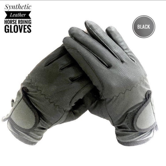 ladies leather horse riding gloves
