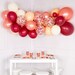 Balloon Garland - Party Decor Red Berry Balloon Garland