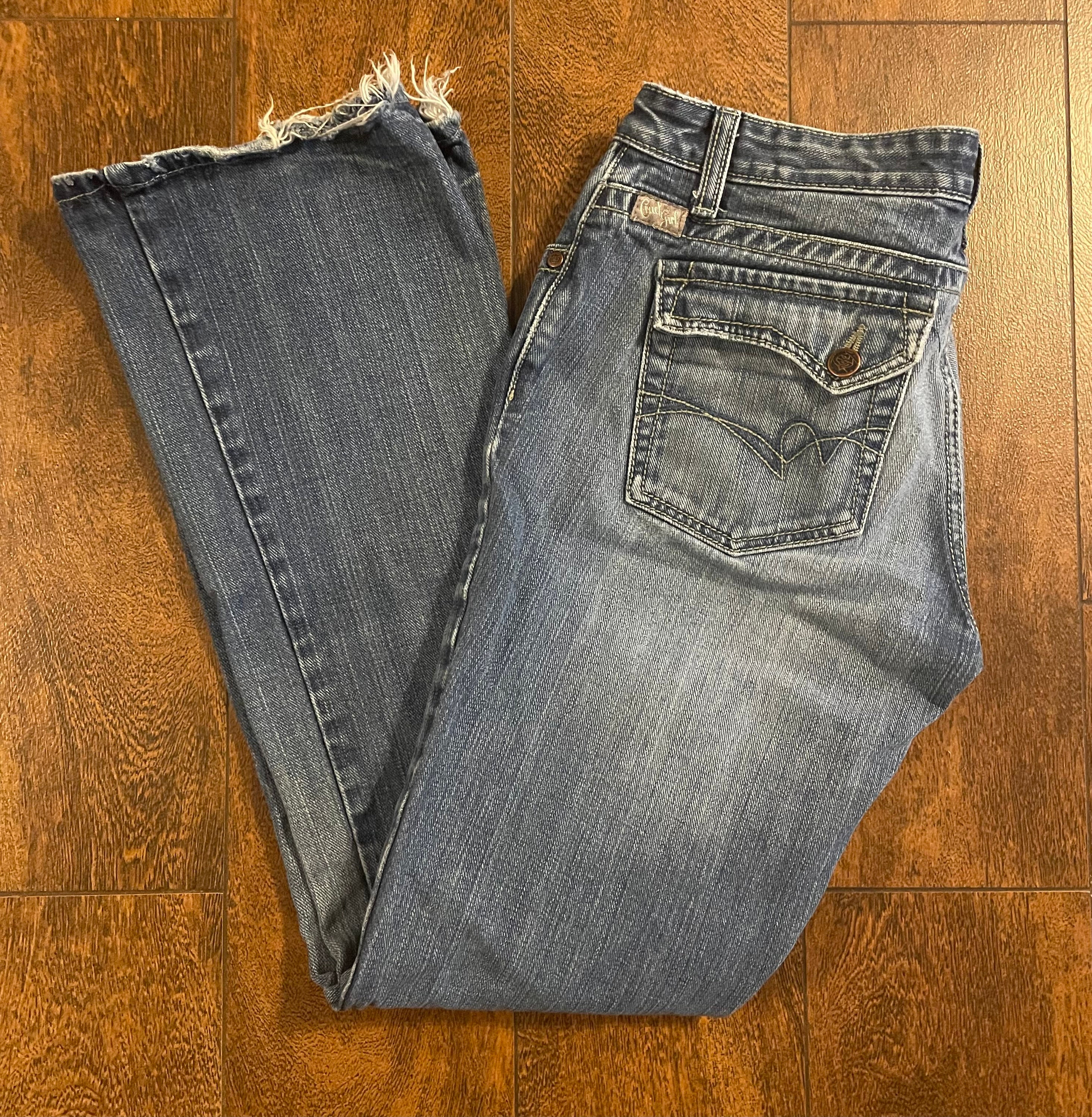 Flap Pocket Jeans Etsy
