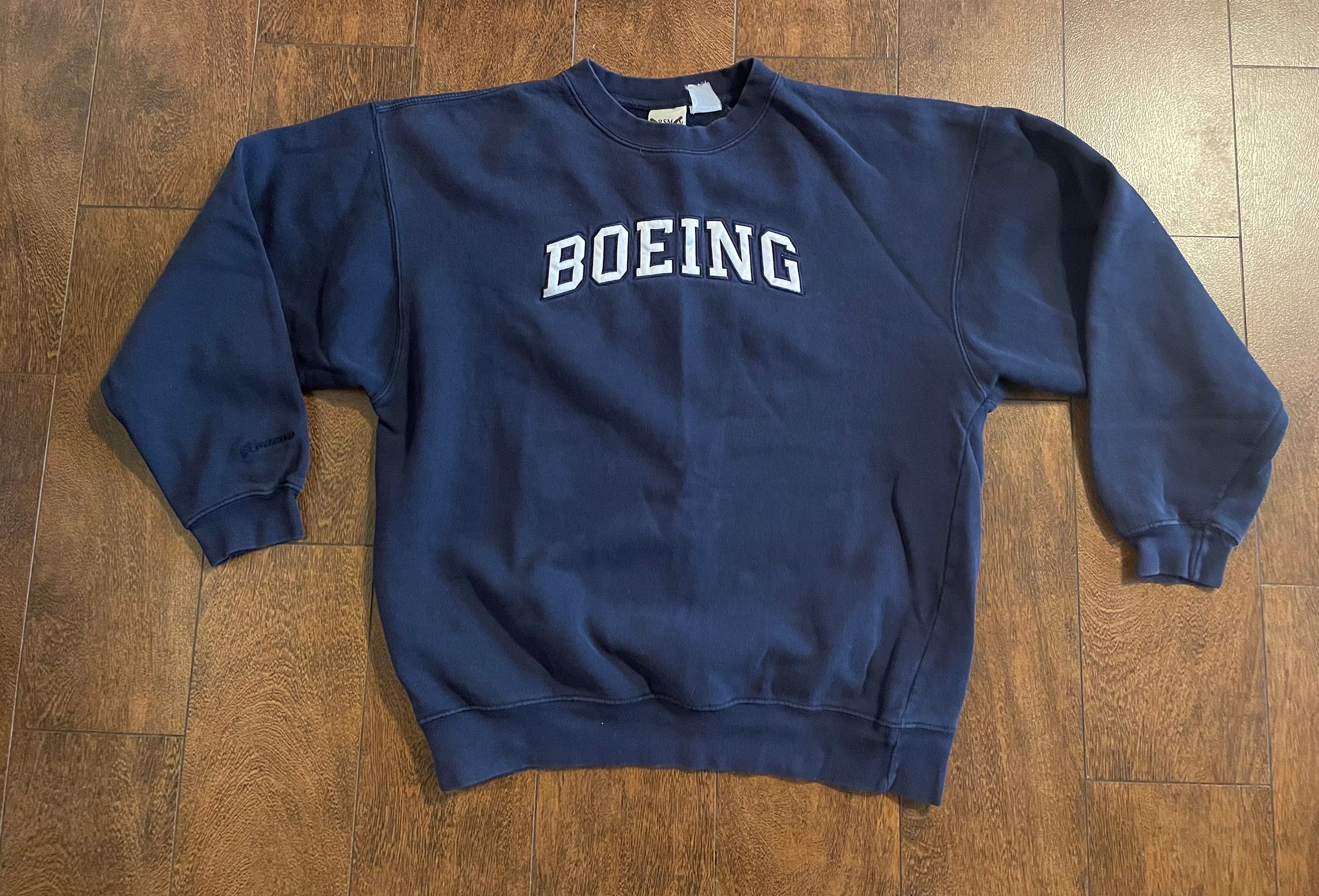 Vintage 90s Boeing Sweatshirt - Etsy