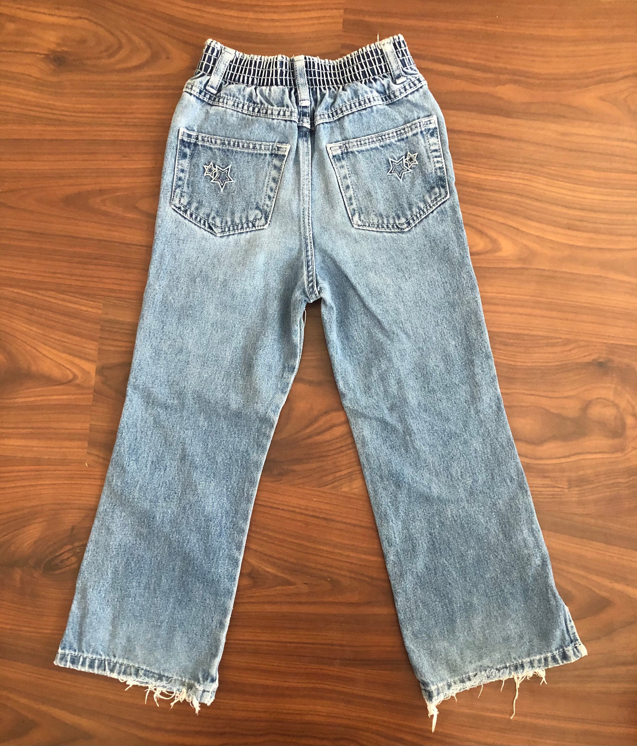 Jeans Pour Fille Faded Glory - Taille 12 - Coupe Droite Classique - Occasion En Très Bon état