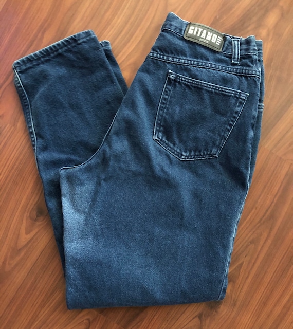 Jeans Gitano vintage cintura alta mujer talla 14 promedio Etsy Mexico