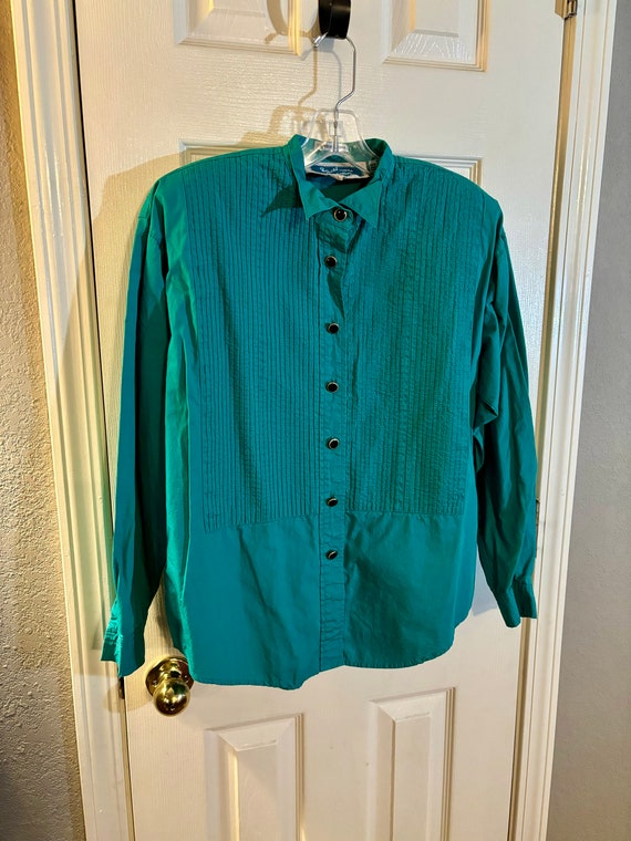 Vintage 90s Southwest Canyon western blouse size m