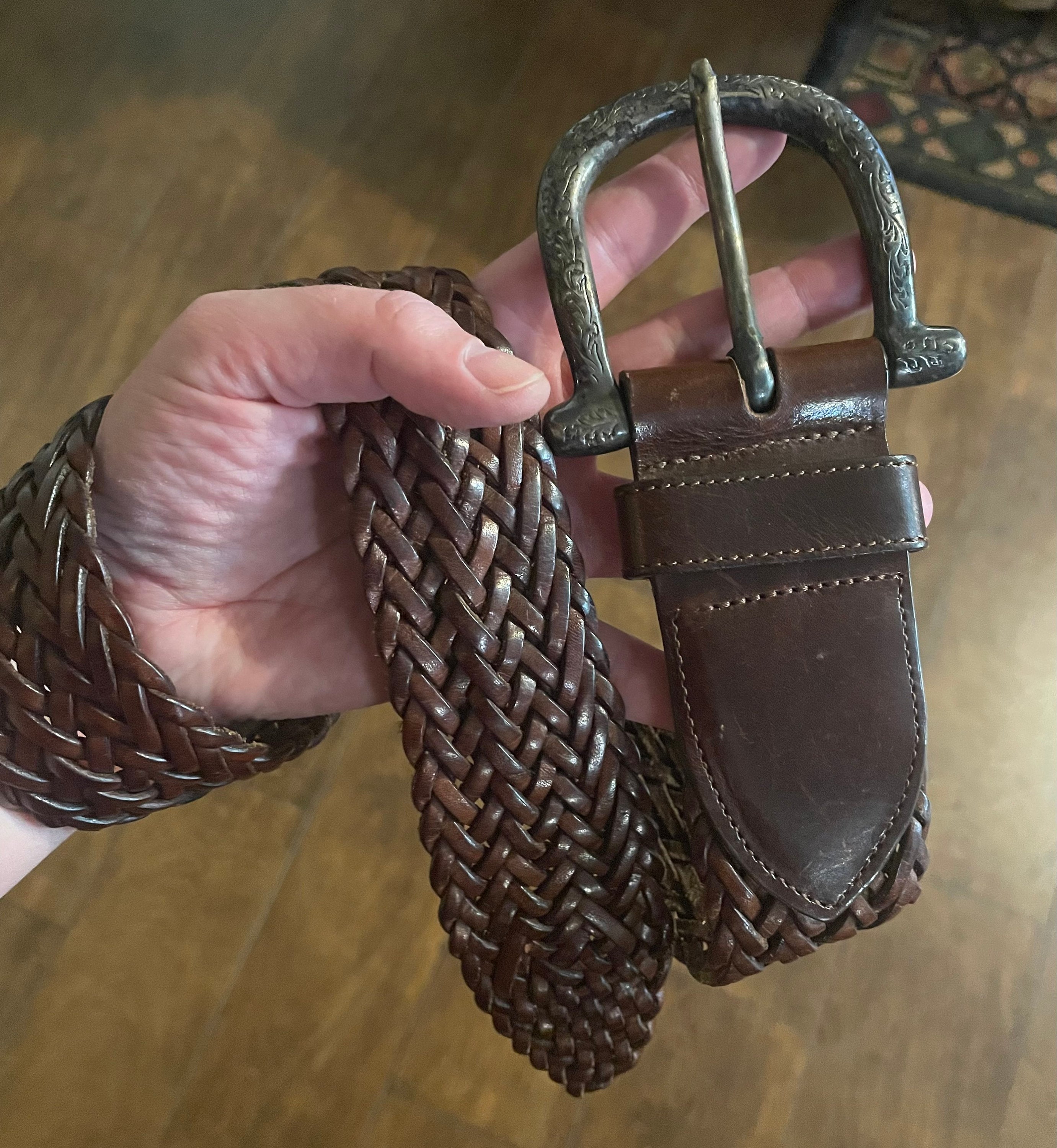 Jennifer Graham Brown Genuine Leather Western Boho Belt Large Jennifer Graham Leather Belts - Etsy main image 3