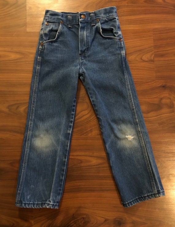 Vintage 80s/90s Wrangler jeans kids size 6 regular - image 2