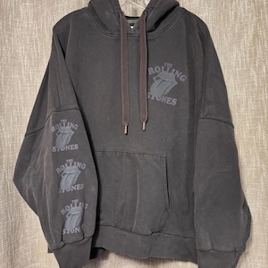 Sweat à Capuche Logo The Rolling Stones Script - Hoodie Officiel Unisexe