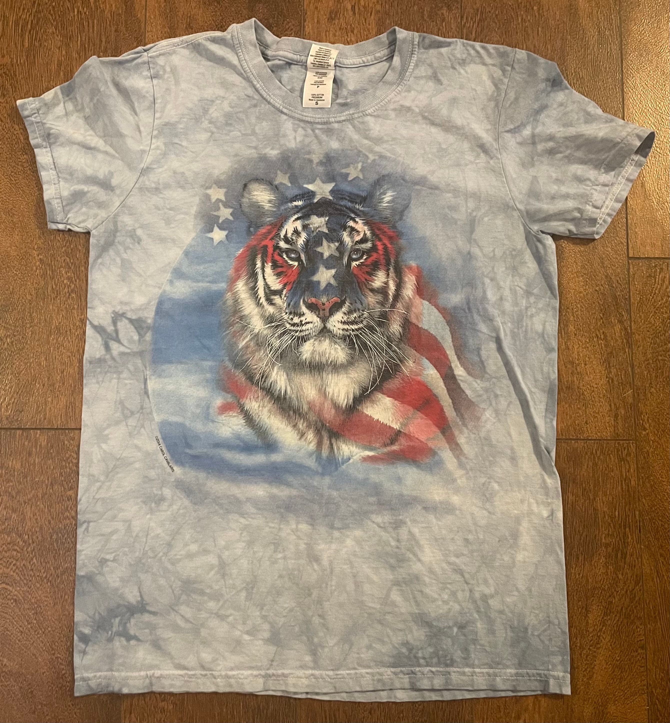 Detroit Tigers 4th of July American flag t-shirt by To-Tee