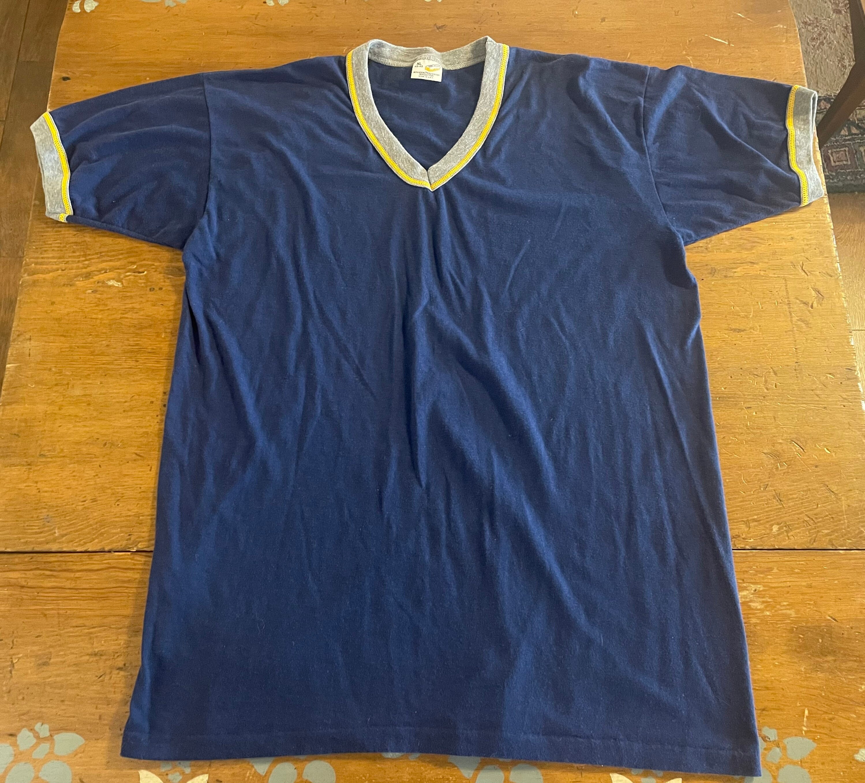 v neck ringer t shirt