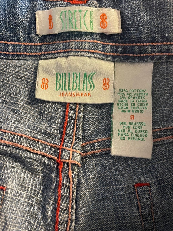 Vintage Bill Blass jean shorts womens size 8 - image 4