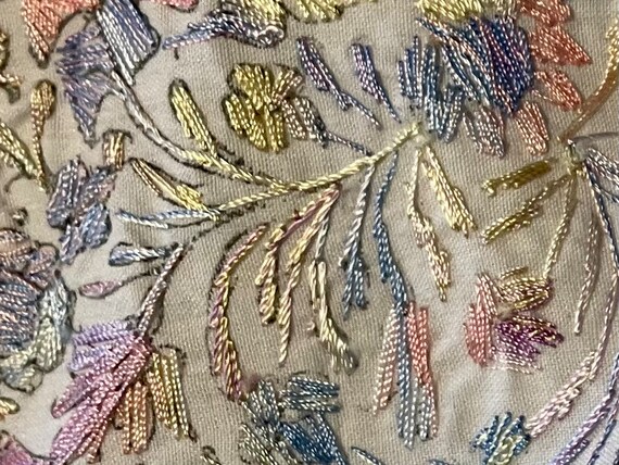 Vintage boho style embroidered muumuu dress - image 7
