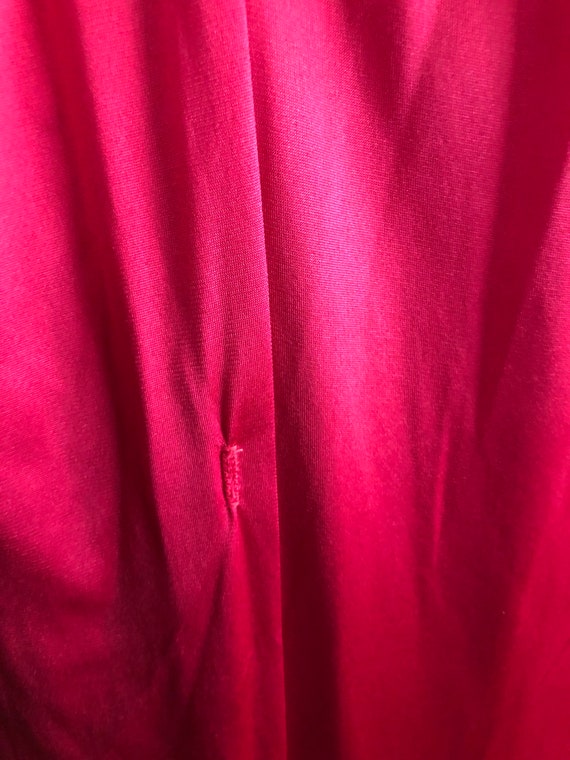 Vintage 70s/80s JCPENNEY magenta pink night gown … - image 7