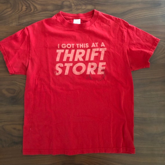 Thrift Store Tee Shirt Adult Size 
