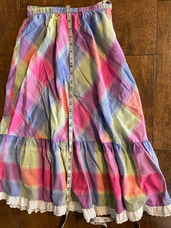 90s clearance rainbow skirt