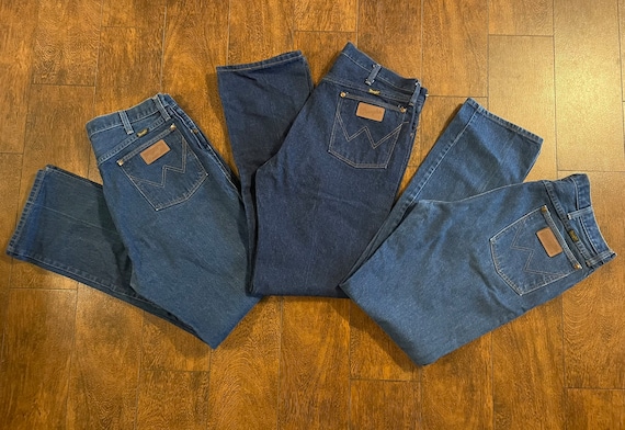 Vintage Wrangler jeans mens size 38x34 one pair - image 1