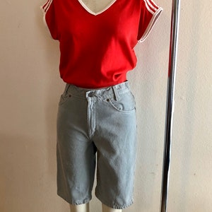 Vintage 1970s Levi’s orange tab gray jean shorts men’s size 29