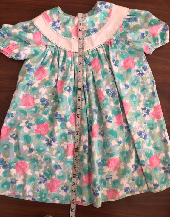 Vintage floral dress girls 4/5T by Rare Editions - image 8