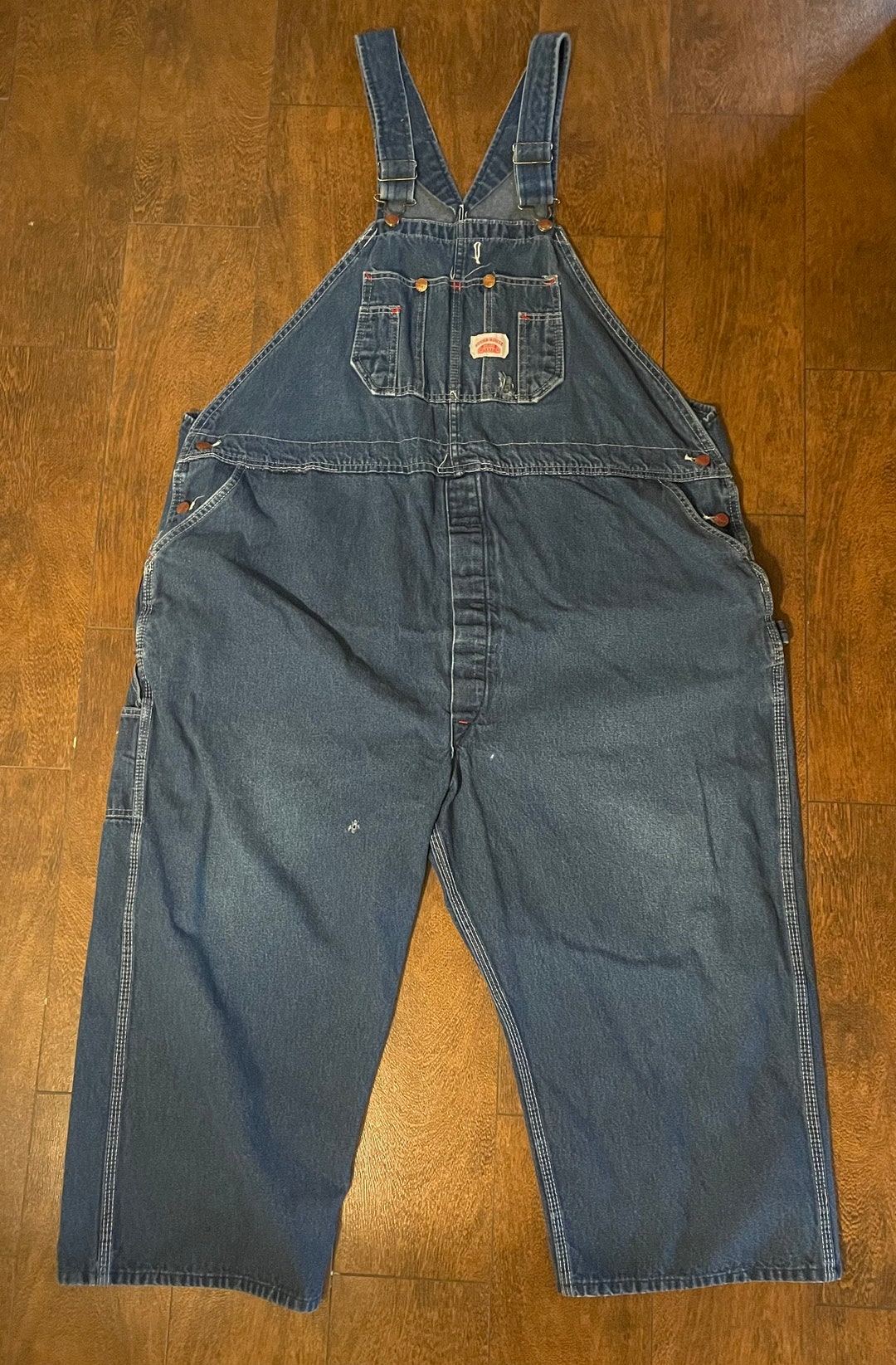 Vintage Round House Overalls Etsy