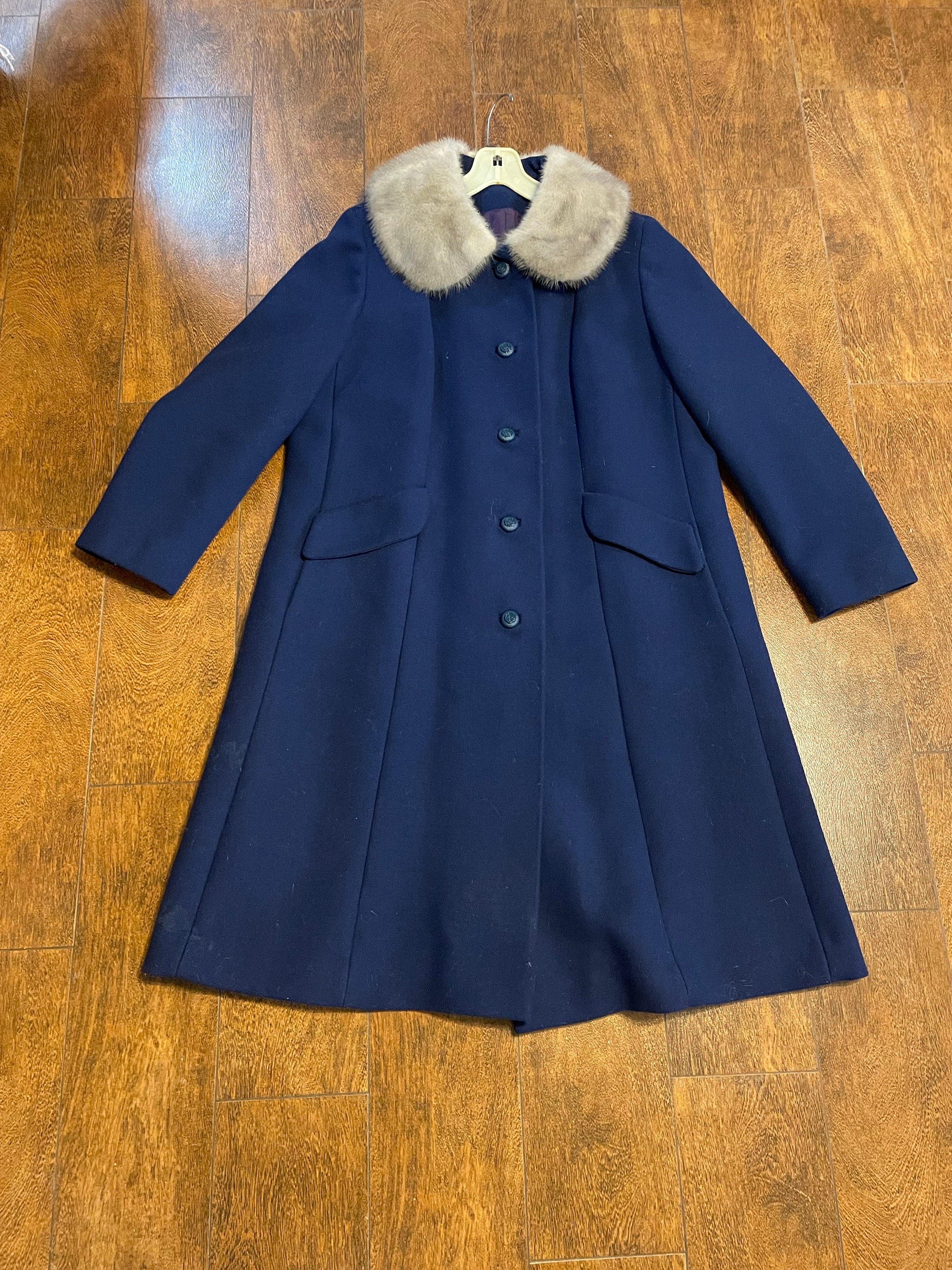 Blue Mink Coat - Etsy