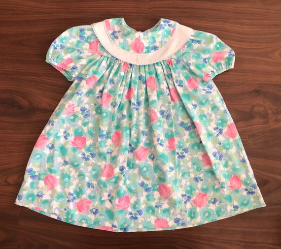 Vintage Floral Dress Girls 4 5T by Rare Editions Etsy Singapore