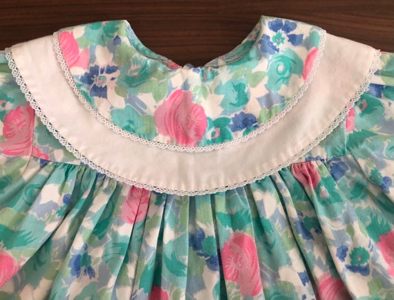 Vintage floral dress girls 4/5T by Rare Editions - image 3