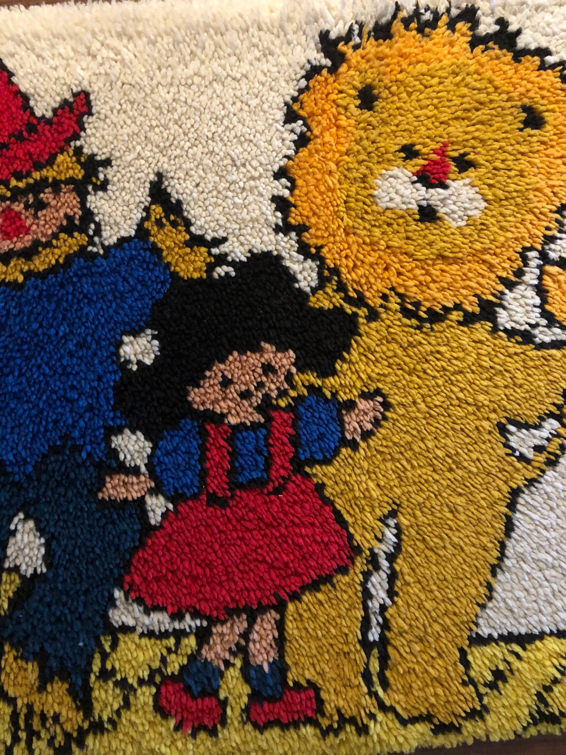 Vintage Wizard of Oz Latch Hook Rug Etsy UK