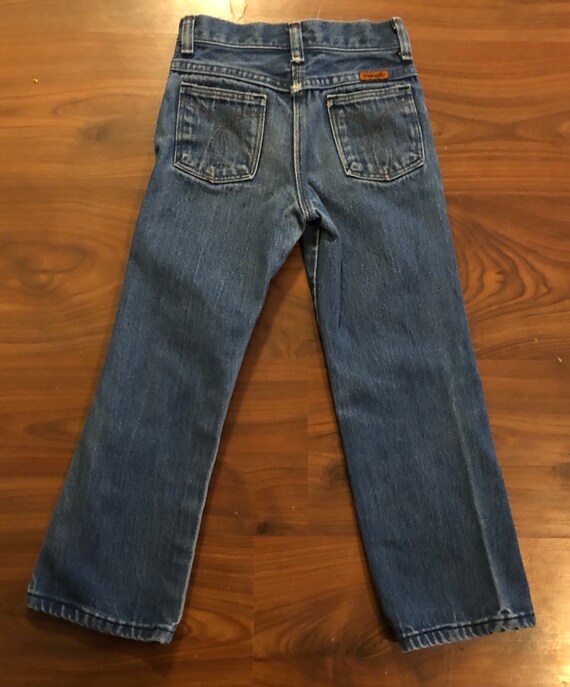 Vintage 80s/90s Wrangler jeans kids size 6 regular - image 3