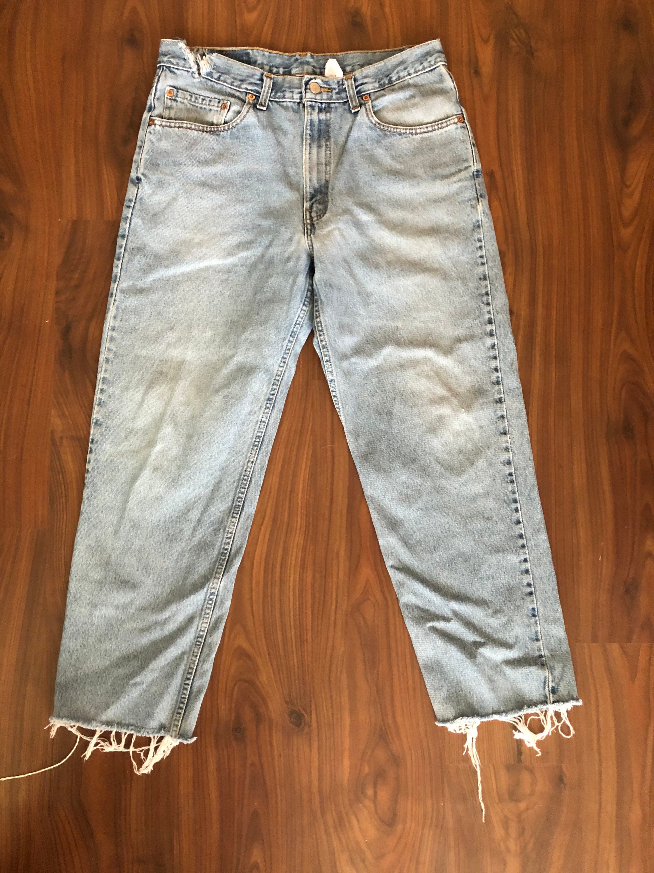 Vintage Levis 550 red tab jeans size 35W 30L runs a bit | Etsy
