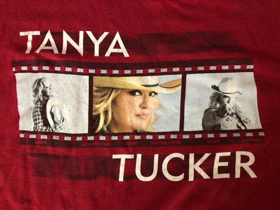 Vintage Tanya Tucker country music band tee size … - image 3