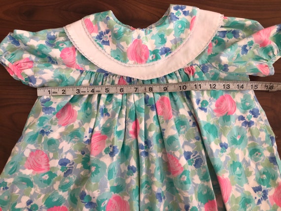 Vintage floral dress girls 4/5T by Rare Editions - image 7