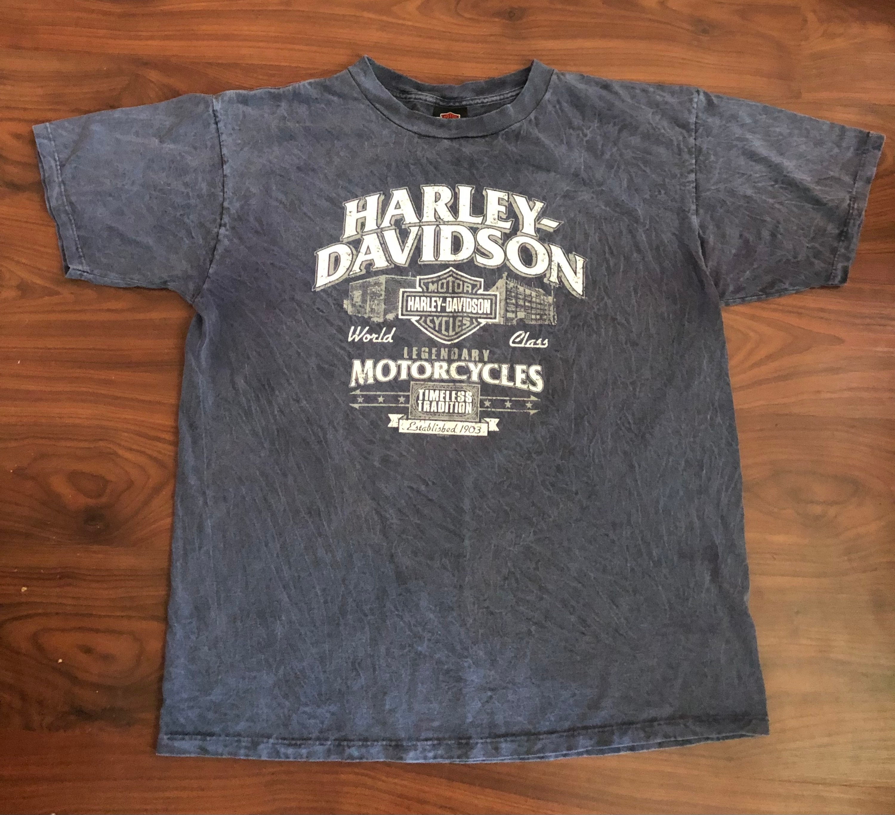 Double sided Harley Davidson tee | Etsy