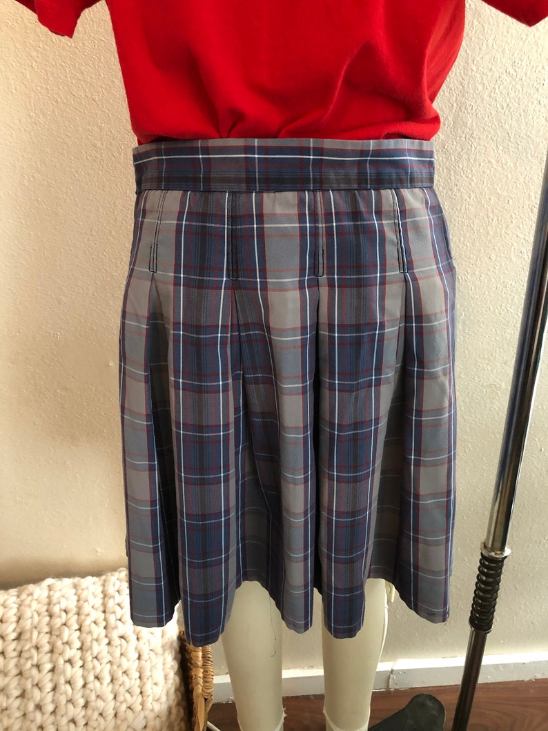 Awesome Vintage 1980s/90s High Waisted Plaid Schoolgirl | Etsy