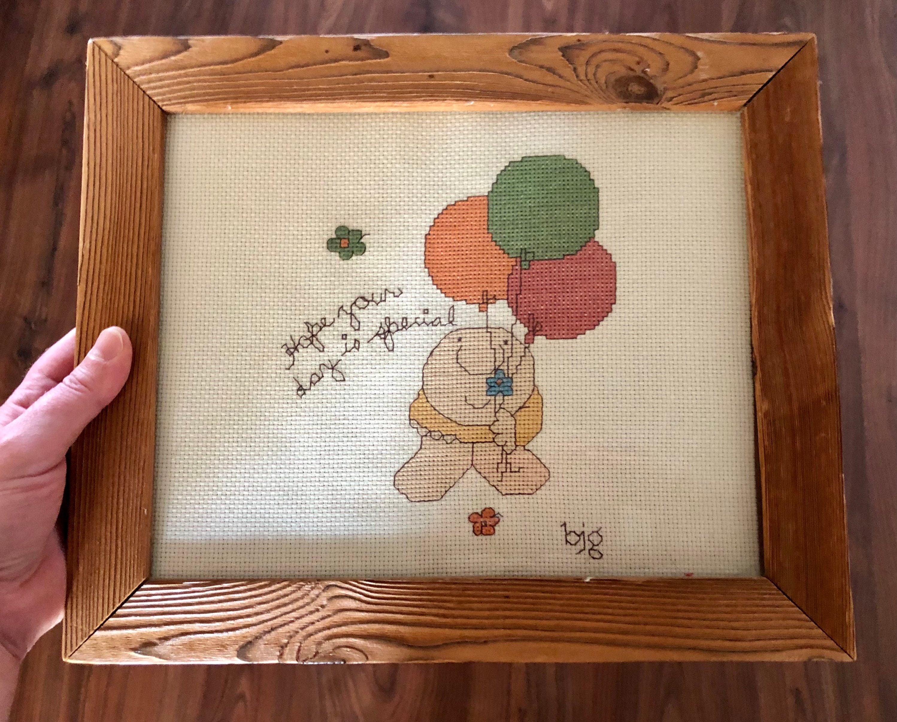 Fiber Arts Needlepoint Vintage Ziggy cross stitch