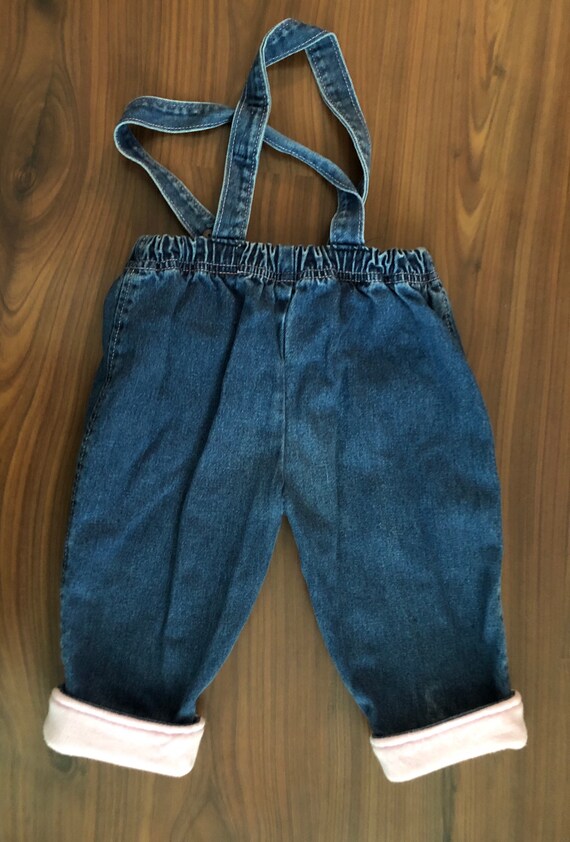 Sweet little vintage 18mo girls overalls by Tot T… - image 2