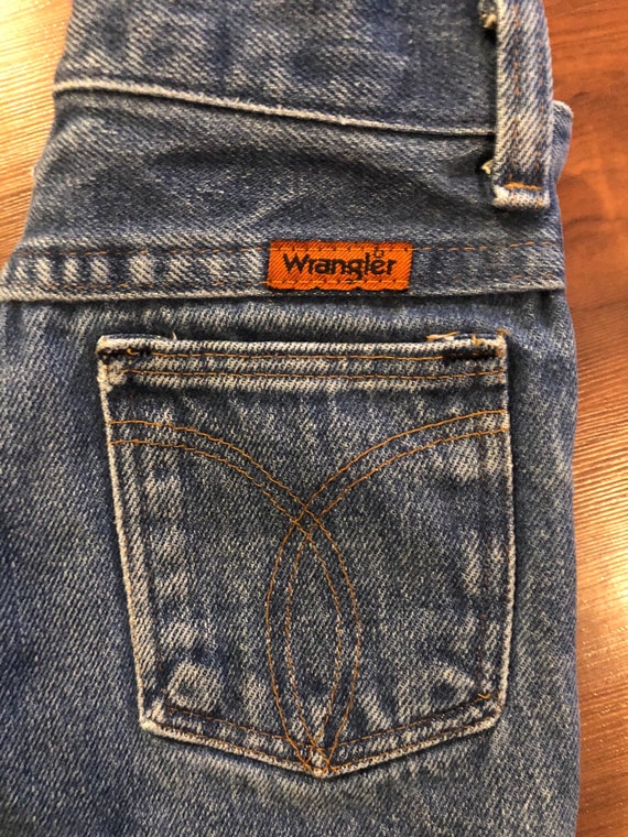 Vintage 80s/90s Wrangler jeans kids size 6 regular - image 4