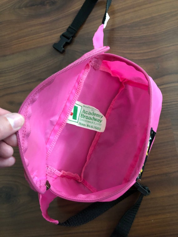 Rad! Vintage 80s/90s pink Hip Pocket fanny pack b… - image 7