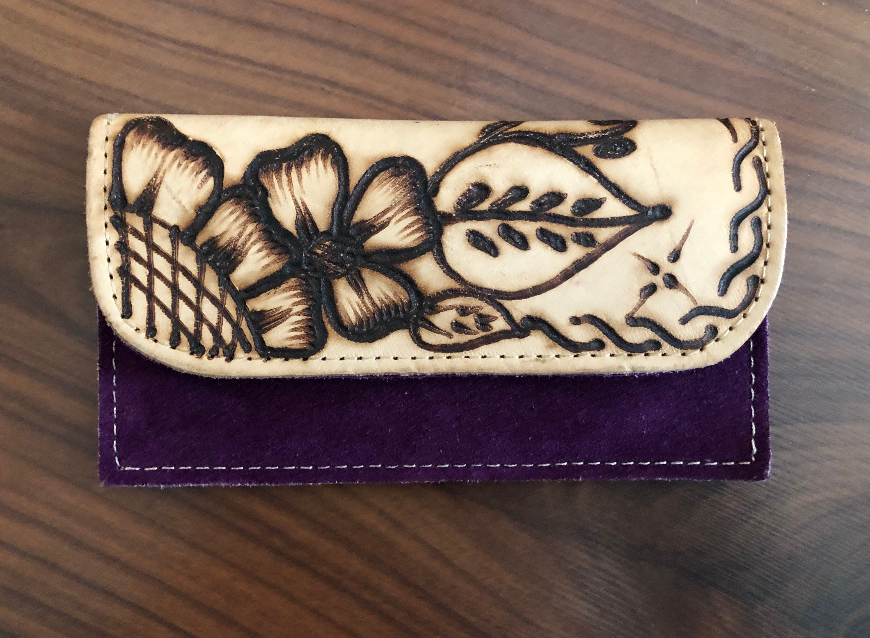 Keep It Gypsy Trifold Gold Distressed Hand Tooled Wallet Wristlet with –  White Lily Boutique
