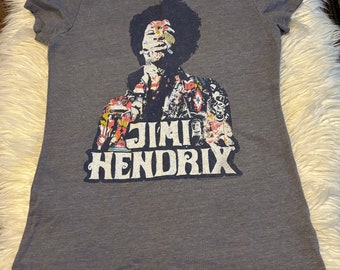 Thrifted Jimi Hendrix tee shirt womens XS