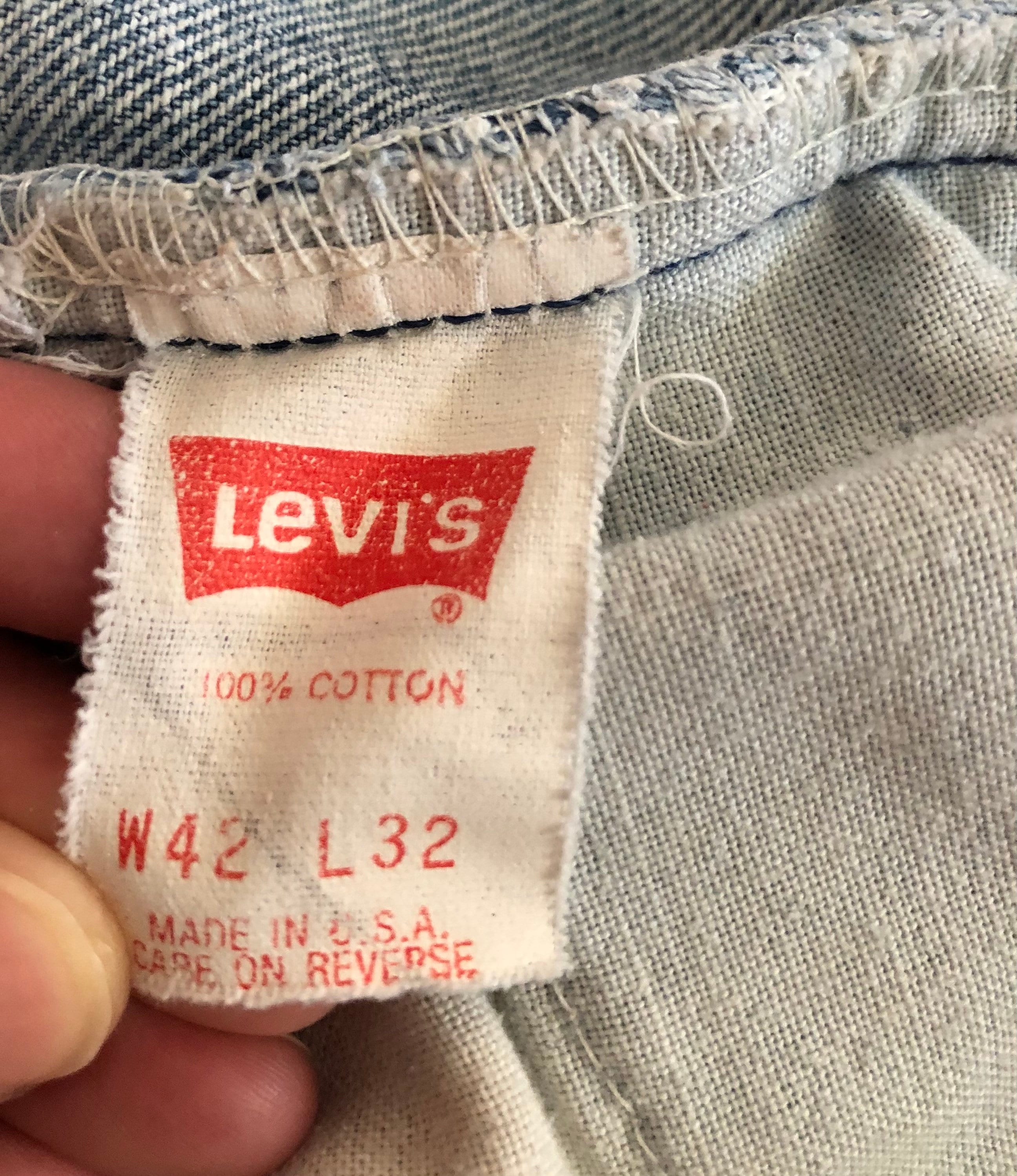 Vintage 80s Levis 517 orange tab jeans size 42W 32L runs a bit | Etsy