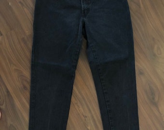 Vintage 80s/90s high waist black jeans by Opal by Lorraine Wardy women’s size 12 runs a bit smaller