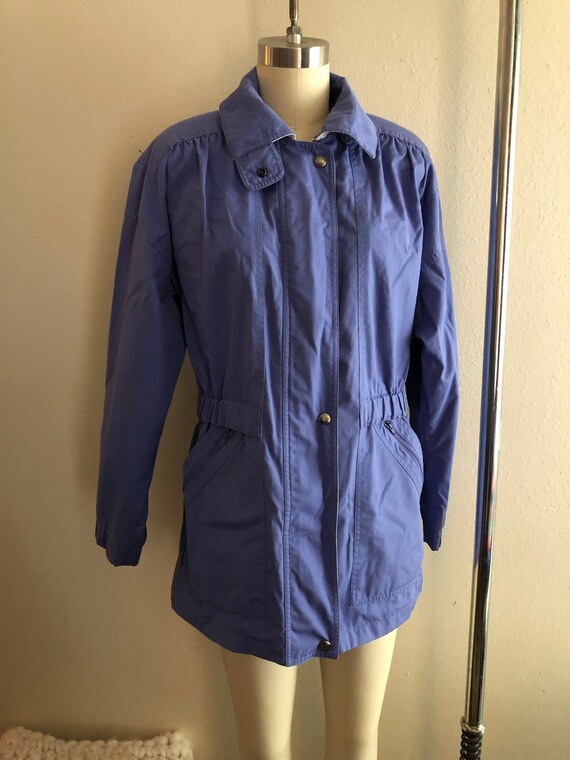 Vintage 80s Purple London Fog Jacket Womens Size Small Etsy