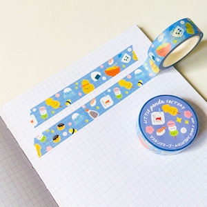 Washi tape motif nourriture japonaise 15mm x 10m | Nina Spicy illustration