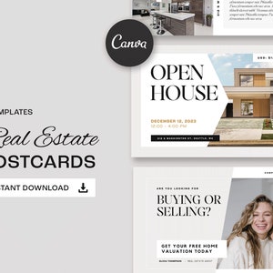 Realtor Postcard Canva Templates, Neighbor Introduction Postcard, Real Estate Agent Marketing, Realtor Farming Postcards, Realtor Marketing