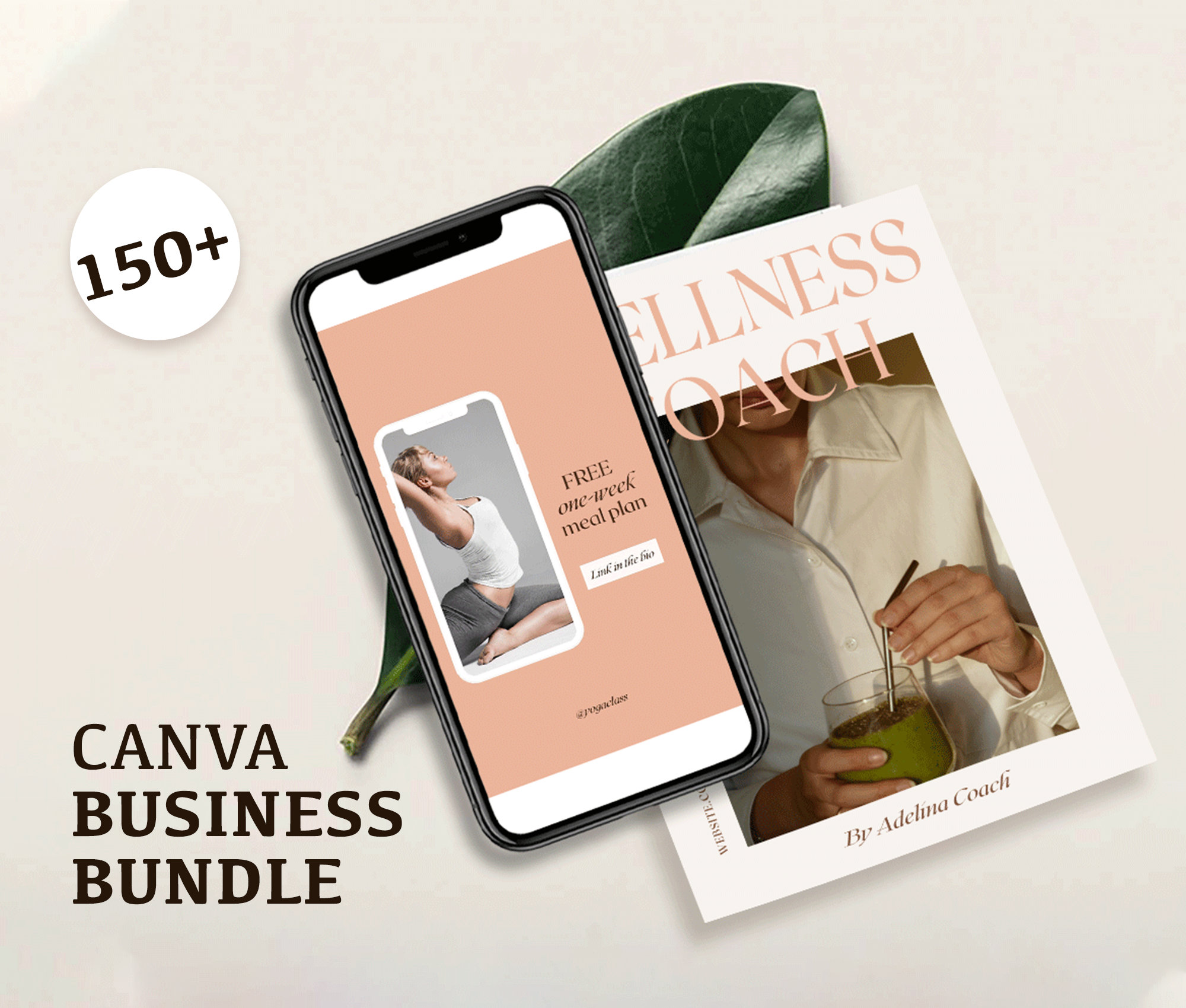 150 Instagram Wellness Coach Post Templates | Yoga Meditation Food ...