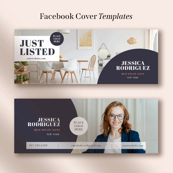 Realtor Facebook cover template | Real Estate business | Facebook timeline cover Page | Blog Header | Realtor Marketing banner design