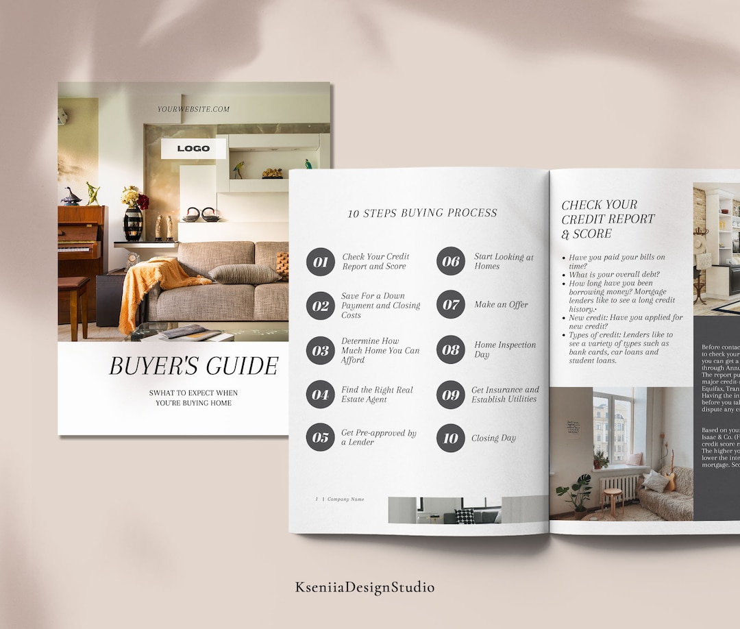 Real Estate House Buyers Guide | Buyer Presentation | Realtor Marketing ...
