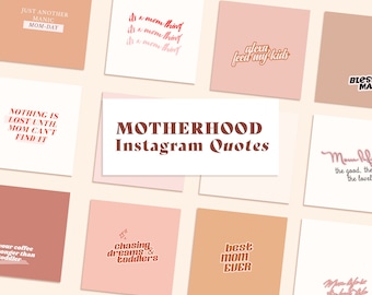 Mom Life Quotes Instagram Post | mum blogger Canva Template |Parenting Quotes Graphics | Mom Life Blog | Mompreneur Social Media| Motherhood